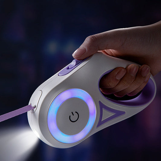 Fantastic Dog Leash with Built-in Spotlight for Extra Safety